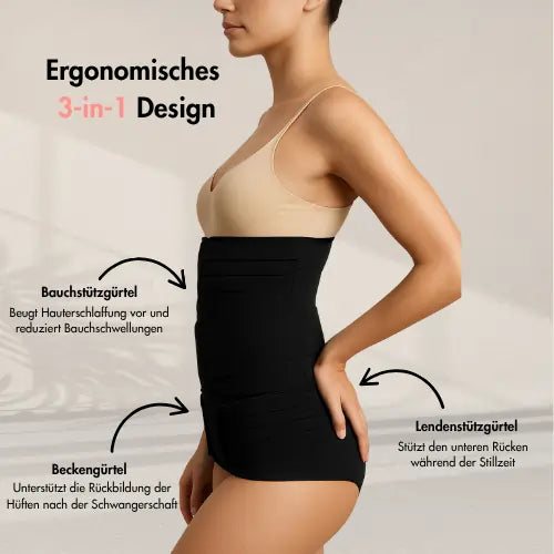 3-in-1 Bauch-Weg-Gürtel – Bauch, Taille & Hüften nach der Geburt