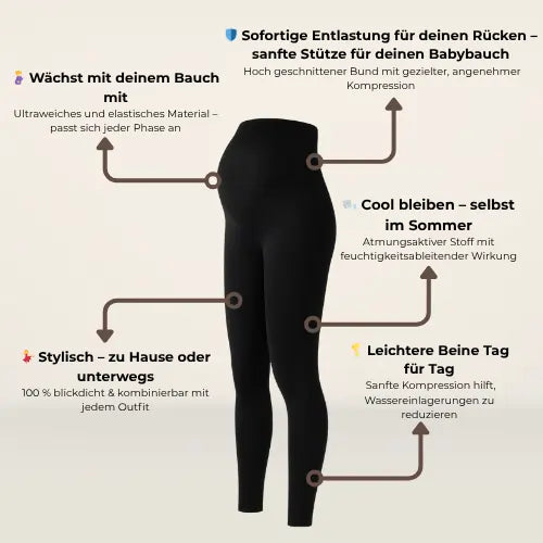 Die bequemste Leggings für werdende Mamas